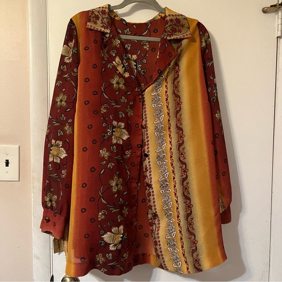 asos floral button down - Picture 1 of 4